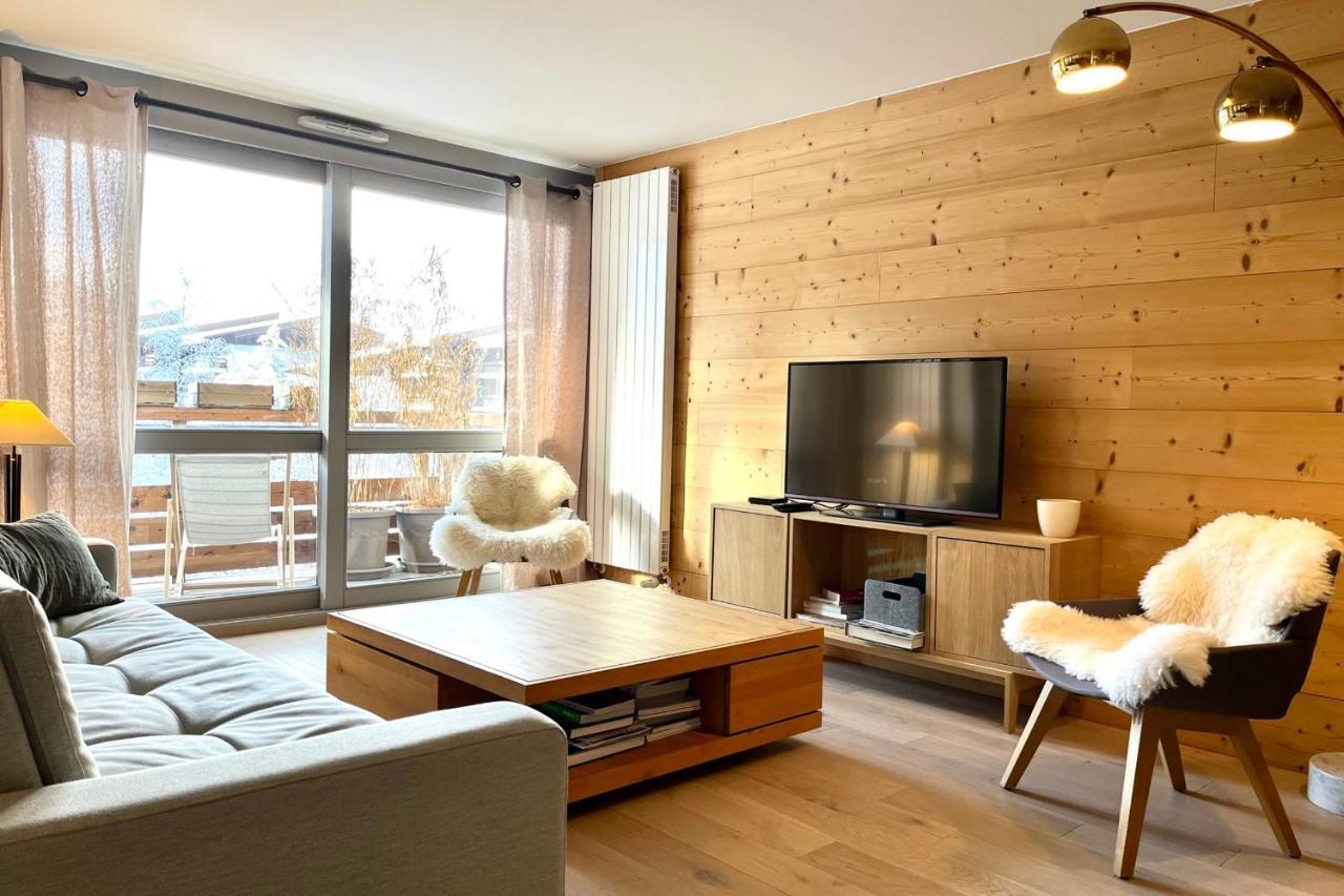Modern Apt At The Foot Of The Slopes In Megève Zewnętrze zdjęcie