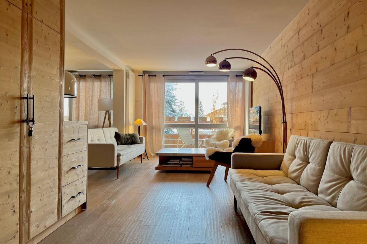 Modern Apt At The Foot Of The Slopes In Megève Zewnętrze zdjęcie